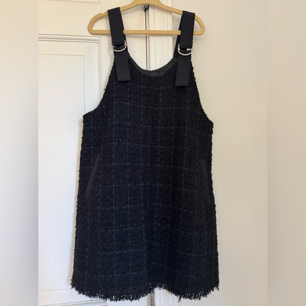 Zara Black Tweed Kids Mini Dress